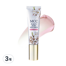 MCC 퓨리티 광채 볼류머 메이크업베이스 30g, 핑크펄, 3개