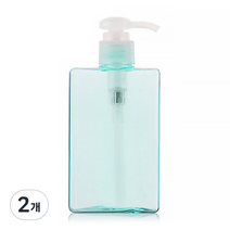 알럽홈 컬러 펌프 용기 450ml, 블루, 2개