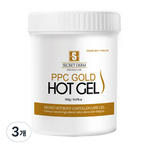 시크릿덤 바디 PPC 골드 핫 젤, 500g, 3개