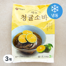 본가스시 제주 청귤 소바 2인분 (냉동), 3개, 1114g