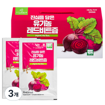 비타할로 진심을 담은 유기농 레드 비트즙, 2700ml, 3개