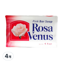 로사비너스 핑크 목욕비누, 150g, 4개