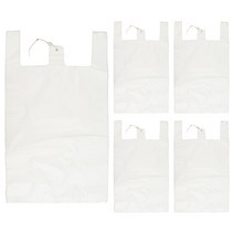 베로나 손잡이 마트봉투 유백 100p, 8L, 5개
