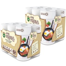 헬로 골든라벨 스마트한 키친타올 130매, 6롤, 2팩