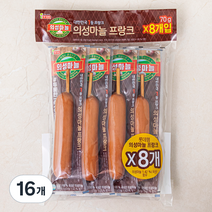 롯데햄 의성마늘 프랑크, 70g, 16개