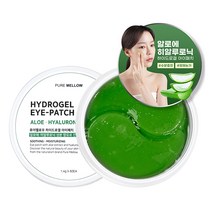 퓨어멜로우 알로에 히알루로닉 아이패치, 1개, 60개입