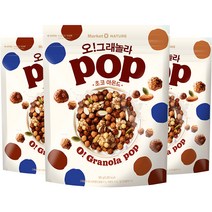 오그래놀라 팝 초코 아몬드, 520g, 3개