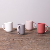 보울보울 레트로라인 핸들머그, 4color, 4개