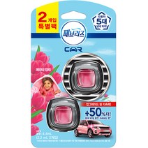 페브리즈 다우니향 차량용 방향제, 2개입, 1개