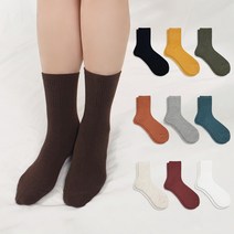 구냥씩 여성용 데일리 하프골지 중목양말 10켤레