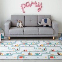 충무산업 놀이방매트 양면, 도로 + 코비