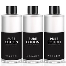 코코도르 디퓨저 리필액, 퓨어코튼, 3개, 200ml