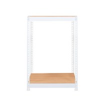 스피드랙 V2 선반 2단 700 x 600 x 1200 mm, 화이트(앵글)