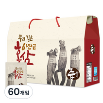 즙쟁이 뿌리 깊은 6년근 홍삼즙, 60개입, 70ml