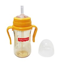 피셔프라이스 PPSU 만능빨대컵 300ml, 옐로우, 1개