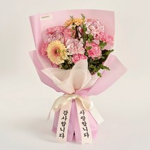 생화 프레시가든 꽃다발 M, 핑크믹스