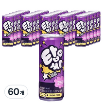 탑씨 제로 포도향, 250ml, 60개