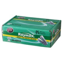 [쿠팡수입] 레이맥스 알카라인 건전지 AAA 40p + AA 40p, 1세트