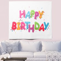 이사벨홈 생일축하용품 파티 배너 현수막, 현수막5