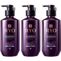 려 자양윤모 9EX 탈모증상전문케어 지성두피용 샴푸, 400ml, 3개