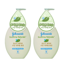 존슨즈베이비 수딩 내추럴 너리싱 로션, 400ml, 2개