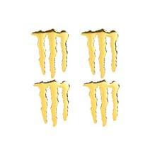 개굿카 3D 입체 몬스터 골드 자동차 악세서리 스티커 2p, 2세트