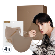 참존 톤업핏 블랙라벨 라이트 마스크 대형, 토프 브라운, 4개, 25개입