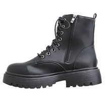 멜팅나인 여성용 레이스업 부띠 끈워커 4cm SK9928