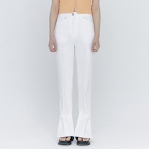 여성용 LINEN SLIT SLACKS