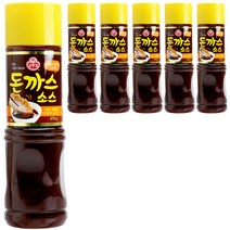 오뚜기 돈까스 소스 470g, 6개