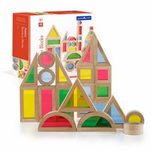 가이드크래프트 뉴 주니어 레인보우 블록 40p, 혼합색상