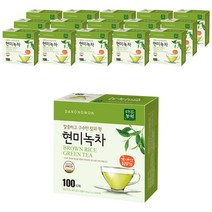 다농원 현미녹차 100티백, 130g, 16개