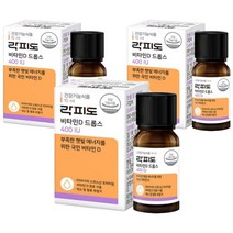 락피도 비타민D 드롭스 400IU, 10ml, 3개