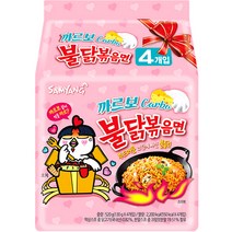 삼양 까르보 불닭볶음면 130g, 4개