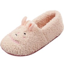 여성용 큐티한 쫑긋 토끼 따뜻한 실내화