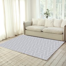 프로비 양면 놀이방매트, 헤링본그레이   마블