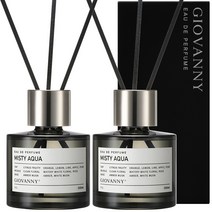 지오바니 프리미엄 디퓨저 200ml x 2p, 미스티아쿠아