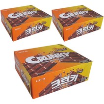 롯데제과 크런키 초콜릿, 34g, 36개