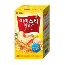 담터 아이스티 복숭아, 14g, 20개
