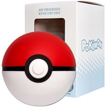 벨르아망 포켓몬 몬스터볼 빅페이스 리필형 차량용방향제, 1개, 화이트 머스크