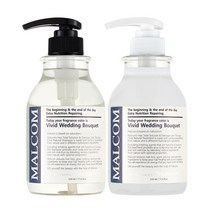 말콤 비비드 웨딩 부케 샴푸 520ml + 트리트먼트 520ml 세트, 1세트