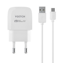 요이치 퀵차지3.0 X라인 C타입 USB 충전기 패키지, 1세트