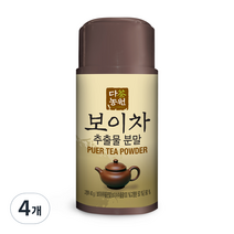 다농원 보이차 추출분말, 40g, 4개
