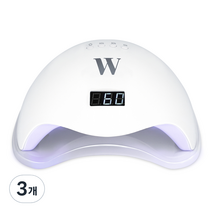 위드샨 프로 UV / LED 전문가용 젤네일 램프 48W, 3개, 화이트