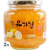 해맑음 겨울향기 유자청, 1kg, 1개, 2개