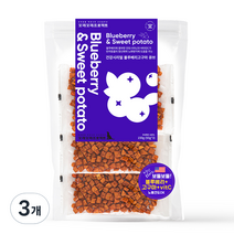 오래오래프로젝트 강아지 동결건조 간식 트릿 150g, 블루베리+고구마, 3개