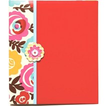 홀마크 라지 리필 앨범, Red Fabric Floral, 1개, 8p