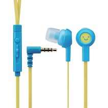 과일 핸즈프리 플랫 이어폰 EHP-CS3520F1-G, 스마일1