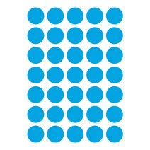 슬로우드로잉 데코스티커 심플도트D, 블루