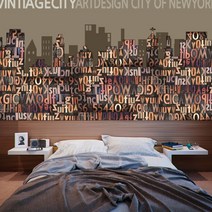 월파크 WP-1197 펄실크 뮤럴벽지, 혼합 색상